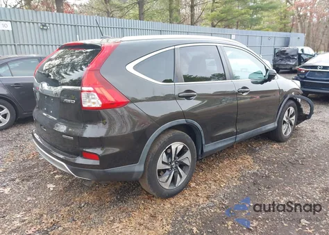 2015 Honda Cr-V Touring z USA, uszkodzony, nr VIN 5J6RM4H9XFL045101